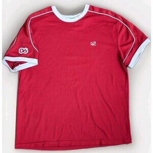 Team Canada 2006 Torino Olympics HBC Shirt Adult L Red Mesh Performance Men's